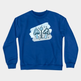 Blue Mushroom Crewneck Sweatshirt